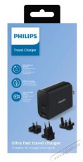 PHILIPS DLP2621T/00 úti töltő Mobil / Kommunikáció / Smart - Mobiltelefon kiegészítő / tok - Hálózati-, autós töltő - 378928