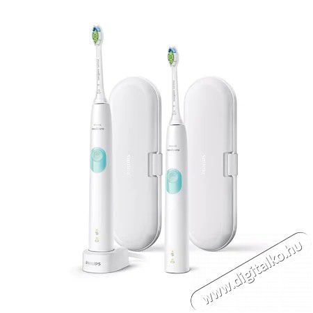 PHILIPS HX6807/35 Sonicare ProtectiveClean 4300 2 db-os szónikus elektromos fogkefe szett - fehér Szépségápolás / Egészség - Száj / fog ápolás - Elektromos fogkefe - 379790