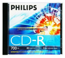 PHILIPS CD-R80 52x Írható CD lemez Iroda és számítástechnika - Egyéb számítástechnikai termék - 386063