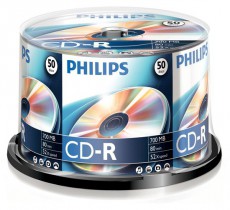 PHILIPS CD-R80CB 52x cake box lemez 50db/csomag Iroda és számítástechnika - Egyéb számítástechnikai termék - 392125