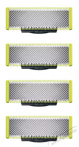 PHILIPS OneBlade QP240/50 csere penge, 4 db-os csomag Sz&eacute;ps&eacute;g&aacute;pol&aacute;s / Eg&eacute;szs&eacute;g - Szőrtelen&iacute;tő / borotva - F&eacute;rfi szőrtelen&iacute;tő kieg&eacute;sz&iacute;tő - 401669