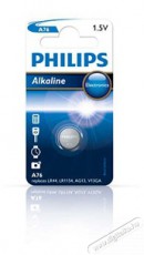 PHILIPS A76/01B Alkaline 1.5V gombelem - 1db Akkuk és töltők - Elem - 362112
