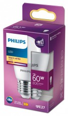 PHILIPS 929002979055 E27/ 60W matt meleg-fehér kisgömb alakú LED fényforrás Háztartás / Otthon / Kültér - Világítás / elektromosság - E27 foglalatú izzó - 462388