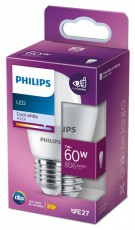 PHILIPS 929002979255 E27 60W matt hideg-fehér kisgömb alakú LED fényforrás Háztartás / Otthon / Kültér - Világítás / elektromosság - E27 foglalatú izzó - 462391