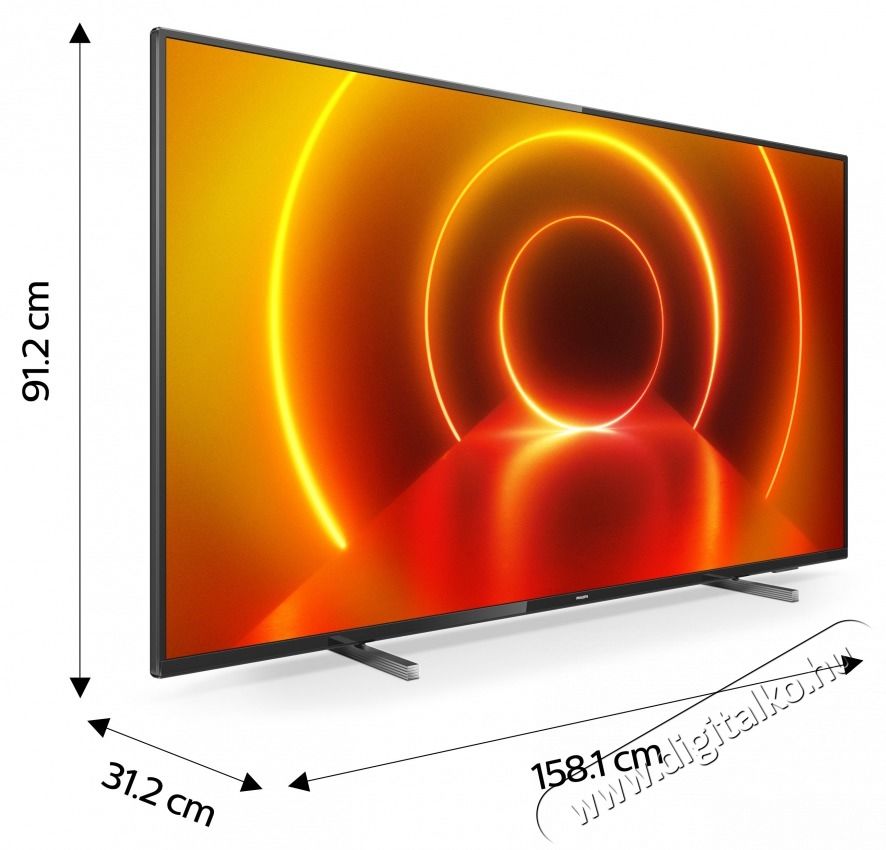 PHILIPS 70PUS7805/12 UHD SMART LED TV Telev&iacute;zi&oacute;k - LED telev&iacute;zi&oacute; - UHD 4K felbont&aacute;s&uacute; - 469230
