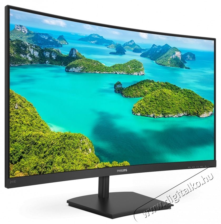 PHILIPS &Iacute;velt VA monitor FHD 23.6 (241E1SCA) Iroda &eacute;s sz&aacute;m&iacute;t&aacute;stechnika - Monitor - Monitor - 488312
