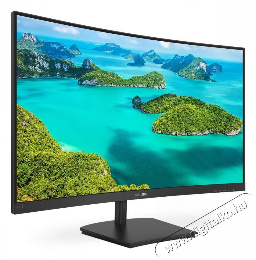 PHILIPS PHILIPS &Iacute;velt VA monitor FHD 27'' (271E1SCA) Iroda &eacute;s sz&aacute;m&iacute;t&aacute;stechnika - Monitor - Monitor - 488315