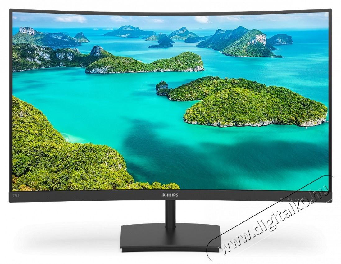 PHILIPS PHILIPS &Iacute;velt VA monitor FHD 27'' (271E1SCA) Iroda &eacute;s sz&aacute;m&iacute;t&aacute;stechnika - Monitor - Monitor - 488315