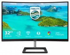 PHILIPS Ívelt VA monitor 31.5 325E1C, 2560x1440, 16:9, 250cd/m2, 4ms, VGA/HDMI/DisplayPort Iroda és számítástechnika - Monitor - Monitor - 488333