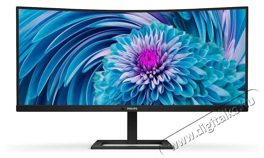 PHILIPS &Iacute;velt VA monitor 34 346E2CUAE, 3440x1440, 21:9, 350cd/m2, 1ms, 100Hz, USB-C/4xUSB/DisplayPort/HDMI, hangsz&oacute;r&oacute; Iroda &eacute;s sz&aacute;m&iacute;t&aacute;stechnika - Monitor - Monitor - 490560