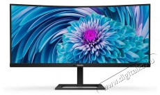PHILIPS &Iacute;velt VA monitor 34 346E2CUAE, 3440x1440, 21:9, 350cd/m2, 1ms, 100Hz, USB-C/4xUSB/DisplayPort/HDMI, hangsz&oacute;r&oacute; Iroda &eacute;s sz&aacute;m&iacute;t&aacute;stechnika - Monitor - Monitor - 490560