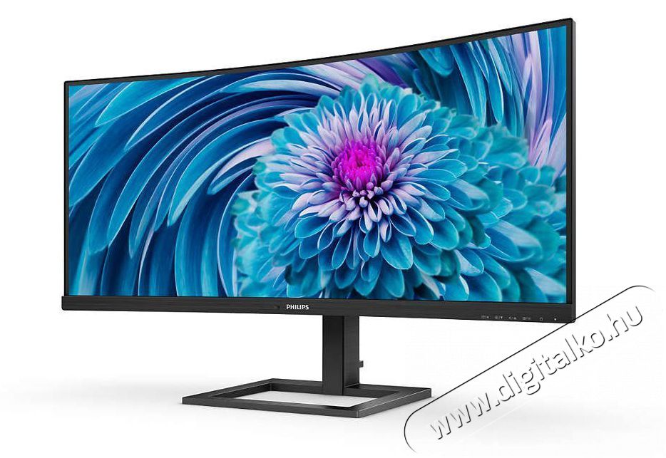 PHILIPS &Iacute;velt VA monitor 34 346E2CUAE, 3440x1440, 21:9, 350cd/m2, 1ms, 100Hz, USB-C/4xUSB/DisplayPort/HDMI, hangsz&oacute;r&oacute; Iroda &eacute;s sz&aacute;m&iacute;t&aacute;stechnika - Monitor - Monitor - 490560