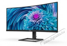 PHILIPS &Iacute;velt VA monitor 34 346E2CUAE, 3440x1440, 21:9, 350cd/m2, 1ms, 100Hz, USB-C/4xUSB/DisplayPort/HDMI, hangsz&oacute;r&oacute; Iroda &eacute;s sz&aacute;m&iacute;t&aacute;stechnika - Monitor - Monitor - 490560