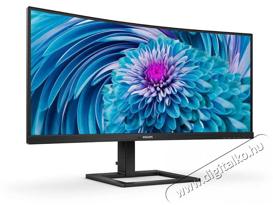 PHILIPS &Iacute;velt VA monitor 34 346E2CUAE, 3440x1440, 21:9, 350cd/m2, 1ms, 100Hz, USB-C/4xUSB/DisplayPort/HDMI, hangsz&oacute;r&oacute; Iroda &eacute;s sz&aacute;m&iacute;t&aacute;stechnika - Monitor - Monitor - 490560