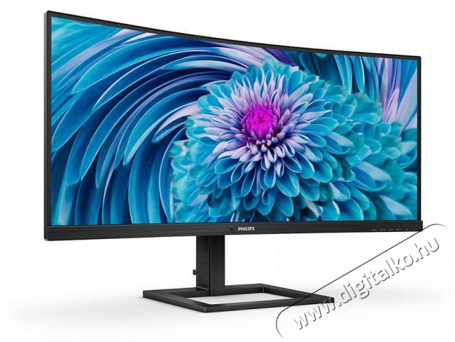 PHILIPS &Iacute;velt VA monitor 34 346E2CUAE, 3440x1440, 21:9, 350cd/m2, 1ms, 100Hz, USB-C/4xUSB/DisplayPort/HDMI, hangsz&oacute;r&oacute; Iroda &eacute;s sz&aacute;m&iacute;t&aacute;stechnika - Monitor - Monitor - 490560