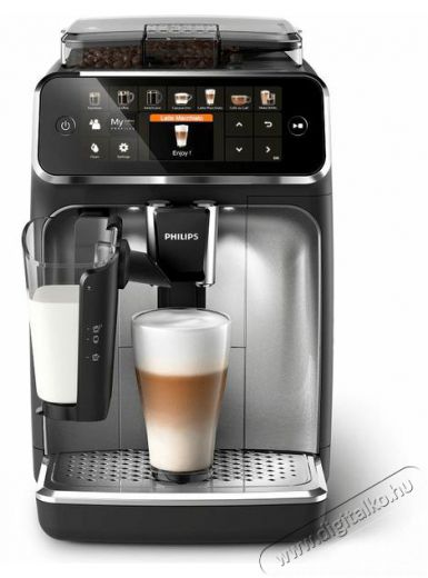 PHILIPS Series 5400 LatteGo EP5446/70 Automata k&aacute;v&eacute;főző LatteGo tejhabos&iacute;t&oacute;val Konyhai term&eacute;kek - K&aacute;v&eacute;főző / k&aacute;v&eacute;&ouml;rlő / kieg&eacute;sz&iacute;tő - Automata k&aacute;v&eacute;főző - 494230