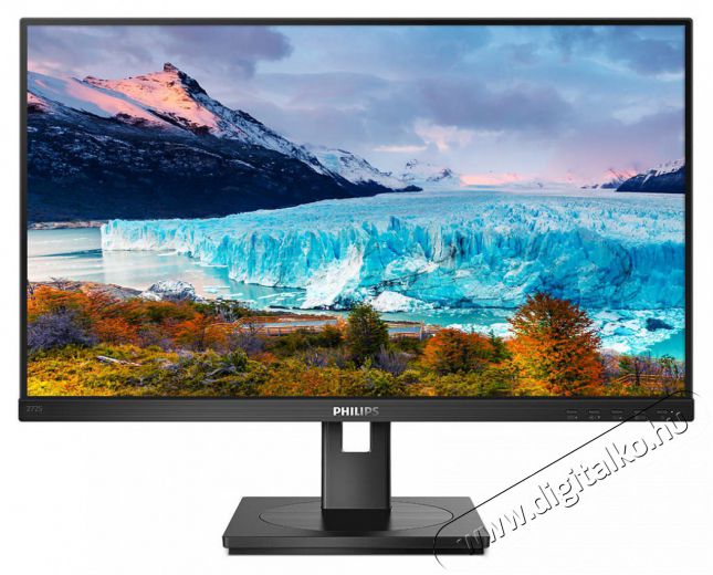 PHILIPS IPS monitor 27 272S1AE, 1920x1080, 16:9, 250cd/m2, 4ms, VGA/DVI/DisplayPort/HDMI, Pivot, hangszóró Iroda és számítástechnika - Monitor - Monitor - 495269