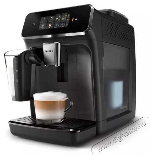 PHILIPS EP2334/10 2300 LatteGo tejhabosítóval fekete automata kávéfőző Konyhai termékek - Kávéfőző / kávéörlő / kiegészítő - Automata kávéfőző - 500209