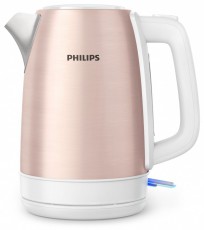 PHILIPS HD9350/96 Viva Collection 1,7L-es rózsaarany-fehér vízforraló Konyhai termékek - Vízforraló / teafőző - 501132