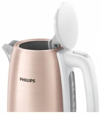 PHILIPS HD9350/96 Viva Collection 1,7L-es rózsaarany-fehér vízforraló Konyhai termékek - Vízforraló / teafőző - 501132