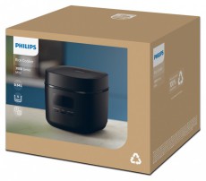 PHILIPS HD3080/80 fekete rizsfőző Konyhai termékek - Konyhai kisgép (sütés / főzés / hűtés / ételkészítés) - Rizsfőző - 502130