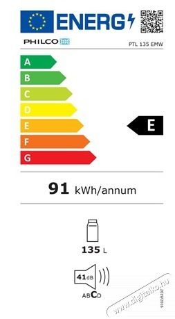 Philco PTL 135 EMW HŰTŐ EGYAJT&Oacute;S Konyhai term&eacute;kek - Hűtő, fagyaszt&oacute; (szabadon&aacute;ll&oacute;) - Egyajt&oacute;s hűtő - 502936