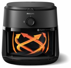 PHILIPS Airfryer 1000 XL NA130/00 fekete 6,2 L forrólevegős sütő Konyhai termékek - Konyhai kisgép (sütés / főzés / hűtés / ételkészítés) - Légkeveréses főzőgép / elektromos kukta / multifunkciós sütő - 503120