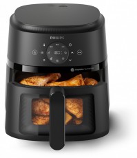 PHILIPS Airfryer 2000 L NA220/00 fekete 4,2 L forrólevegős sütő (air fryer/airfryer) Konyhai termékek - Konyhai kisgép (sütés / főzés / hűtés / ételkészítés) - Légkeveréses főzőgép / elektromos kukta / multifunkciós sütő - 503121