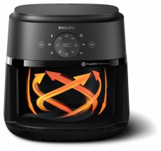 PHILIPS Airfryer 2000 XL NA230/00 fekete 6,2 L forrólevegős sütő Konyhai termékek - Konyhai kisgép (sütés / főzés / hűtés / ételkészítés) - Légkeveréses főzőgép / elektromos kukta / multifunkciós sütő - 503119
