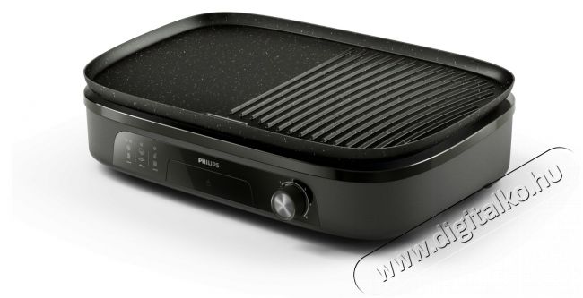 PHILIPS Series 3000 HD6210/90 fekete asztali grill Konyhai termékek - Konyhai kisgép (sütés / főzés / hűtés / ételkészítés) - Kontakt grill sütő / sütőlap - 503097