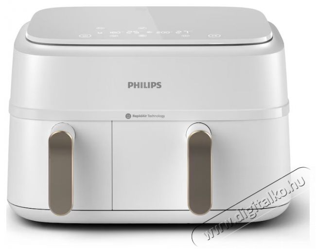 PHILIPS Airfryer Seria 3000 NA353/10 dupla forrólevegős sütő Konyhai termékek - Konyhai kisgép (sütés / főzés / hűtés / ételkészítés) - Légkeveréses főzőgép / elektromos kukta / multifunkciós sütő - 505482