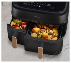 PHILIPS Airfryer Series 5000 NA552/00 hől&eacute;gkeverős s&uuml;tő gőzzel Konyhai term&eacute;kek - Konyhai kisg&eacute;p (s&uuml;t&eacute;s / főz&eacute;s / hűt&eacute;s / &eacute;telk&eacute;sz&iacute;t&eacute;s) - L&eacute;gkever&eacute;ses főzőg&eacute;p / elektromos kukta / multifunkci&oacute;s s&uuml;tő - 505481