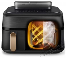 PHILIPS Airfryer Series 5000 NA552/00 hől&eacute;gkeverős s&uuml;tő gőzzel Konyhai term&eacute;kek - Konyhai kisg&eacute;p (s&uuml;t&eacute;s / főz&eacute;s / hűt&eacute;s / &eacute;telk&eacute;sz&iacute;t&eacute;s) - L&eacute;gkever&eacute;ses főzőg&eacute;p / elektromos kukta / multifunkci&oacute;s s&uuml;tő - 505481