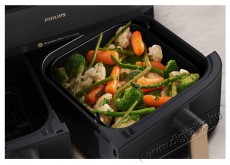 PHILIPS Airfryer Series 5000 NA552/00 hől&eacute;gkeverős s&uuml;tő gőzzel Konyhai term&eacute;kek - Konyhai kisg&eacute;p (s&uuml;t&eacute;s / főz&eacute;s / hűt&eacute;s / &eacute;telk&eacute;sz&iacute;t&eacute;s) - L&eacute;gkever&eacute;ses főzőg&eacute;p / elektromos kukta / multifunkci&oacute;s s&uuml;tő - 505481