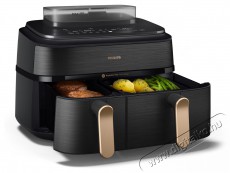 PHILIPS Airfryer Series 5000 NA552/00 hől&eacute;gkeverős s&uuml;tő gőzzel Konyhai term&eacute;kek - Konyhai kisg&eacute;p (s&uuml;t&eacute;s / főz&eacute;s / hűt&eacute;s / &eacute;telk&eacute;sz&iacute;t&eacute;s) - L&eacute;gkever&eacute;ses főzőg&eacute;p / elektromos kukta / multifunkci&oacute;s s&uuml;tő - 505481