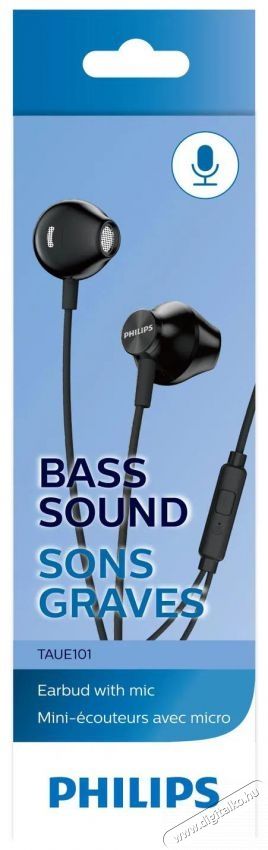 PHILIPS TAUE101BK/00, fekete Audio-Video / Hifi / Multim&eacute;dia - F&uuml;l &eacute;s Fejhallgat&oacute;k - F&uuml;lhallgat&oacute; - 510159