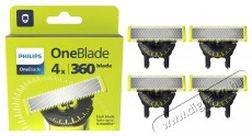 PHILIPS OneBlade QP440/50 360 4 darab + Philips OneBlade Pro 360 QP6652/61 Szépségápolás / Egészség - Szőrtelenítő / borotva - Férfi borotva - 512162