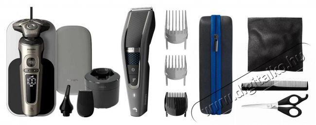 PHILIPS Series 9000 Prestige Wet & Dry SP9883/36 + Philips Series 7000 HC7650/15 Szépségápolás / Egészség - Szőrtelenítő / borotva - Férfi borotva - 512172