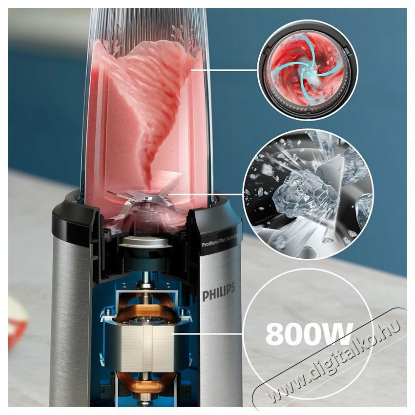 PHILIPS HR2764/00 MINI TURMIX Konyhai term&eacute;kek - Konyhai kisg&eacute;p (elők&eacute;sz&iacute;t&eacute;s / feldolgoz&aacute;s) - Turmixg&eacute;p - 517136