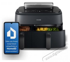 PHILIPS 5000 Steam DualBasket NA550/00 Konyhai termékek - Konyhai kisgép (sütés / főzés / hűtés / ételkészítés) - Olajsütő - 521038