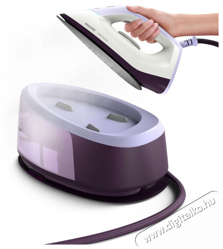 PHILIPS Series 3000 PSG3000/30 Gőz&aacute;llom&aacute;s H&aacute;ztart&aacute;s / Otthon / K&uuml;lt&eacute;r - Vasal&oacute; - Gőz&aacute;llom&aacute;s - 525626