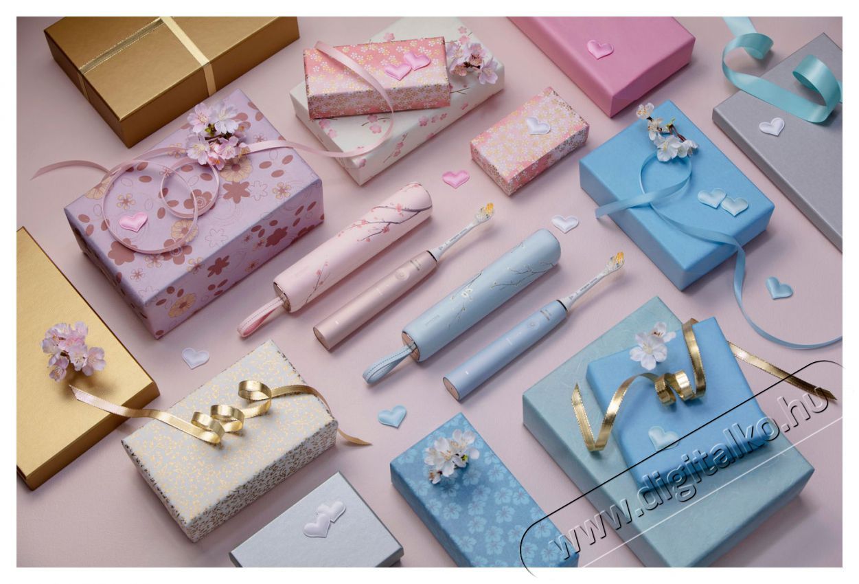 PHILIPS Sonicare 9900 DiamondClean Prestige Limited Edition Baby Blue HX9997/32 Elektromos fogkefe Sz&eacute;ps&eacute;g&aacute;pol&aacute;s / Eg&eacute;szs&eacute;g - Sz&aacute;j / fog &aacute;pol&aacute;s - Elektromos fogkefe - 525677