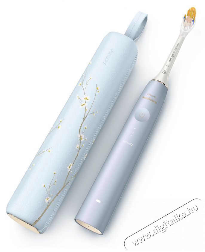 PHILIPS Sonicare 9900 DiamondClean Prestige Limited Edition Baby Blue HX9997/32 Elektromos fogkefe Sz&eacute;ps&eacute;g&aacute;pol&aacute;s / Eg&eacute;szs&eacute;g - Sz&aacute;j / fog &aacute;pol&aacute;s - Elektromos fogkefe - 525677