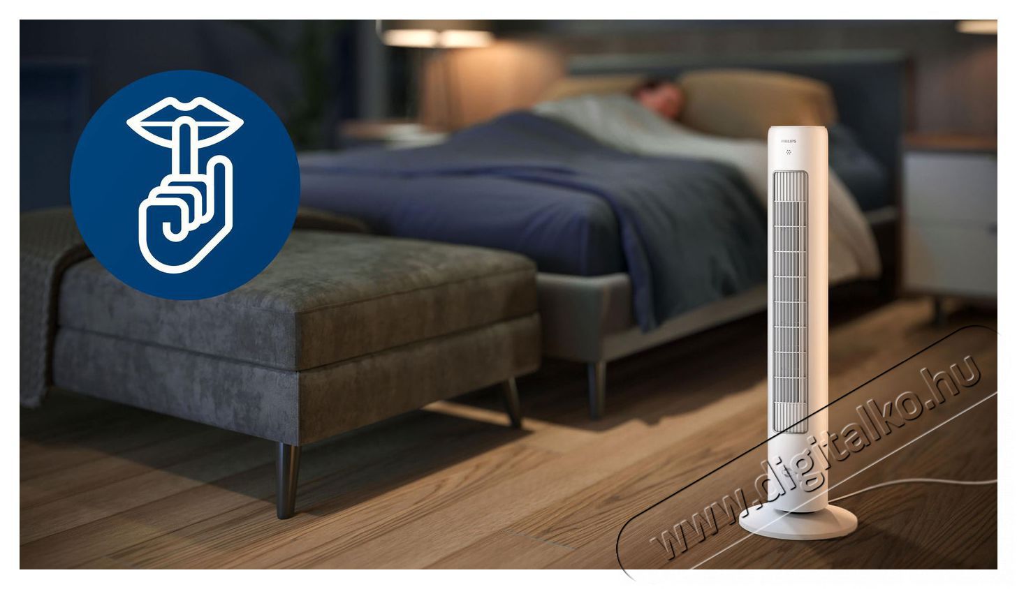 PHILIPS Series 5000 CX5535/00 Ventil&aacute;tor H&aacute;ztart&aacute;s / Otthon / K&uuml;lt&eacute;r - Ventil&aacute;tor / L&eacute;gkondicion&aacute;l&oacute; - &Aacute;ll&oacute; / padl&oacute; ventil&aacute;tor - 525615