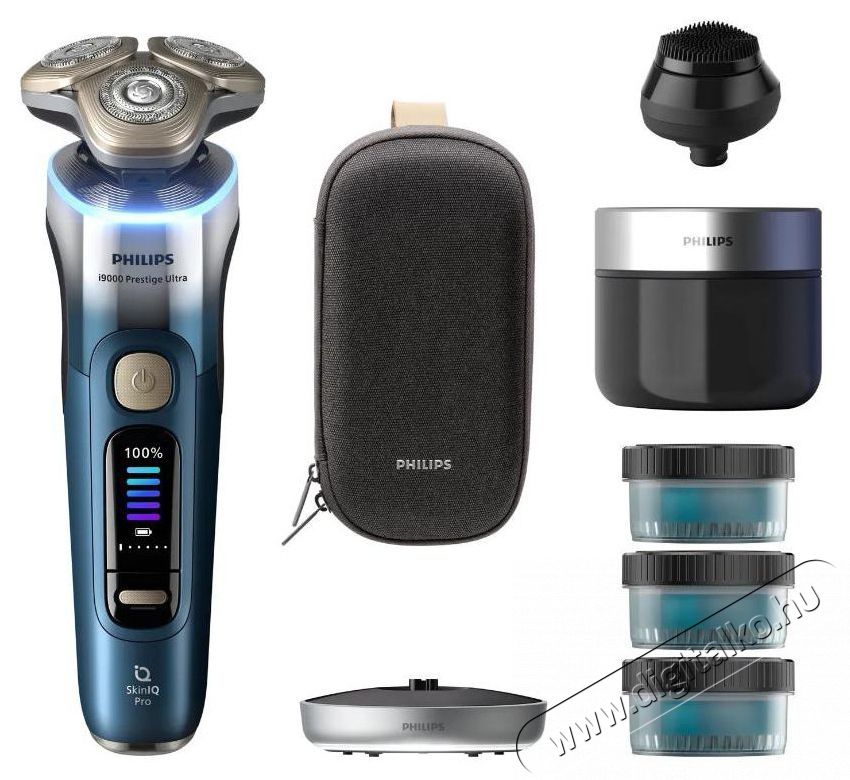 PHILIPS Series i9000 Prestige Ultra Day&Night Edice XP9406/79 Borotva Sz&eacute;ps&eacute;g&aacute;pol&aacute;s / Eg&eacute;szs&eacute;g - Szőrtelen&iacute;tő / borotva - F&eacute;rfi borotva - 525647
