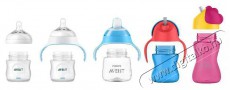 PHILIPS AVENT bögre rugalmas szívószállal 300 ml fiú + ajándék Petite&Mars tál 6m+ Szépségápolás / Egészség - Baba mama termék - Cumisüveg / cumi / etetés kiegészítő - 527841