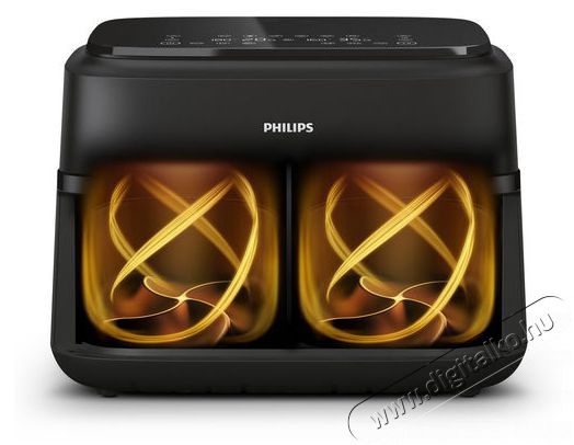 PHILIPS 1000 Series Airfryer NA150/00 Dual basket 7,1 l Konyhai term&eacute;kek - Konyhai kisg&eacute;p (s&uuml;t&eacute;s / főz&eacute;s / hűt&eacute;s / &eacute;telk&eacute;sz&iacute;t&eacute;s) - L&eacute;gkever&eacute;ses főzőg&eacute;p / elektromos kukta / multifunkci&oacute;s s&uuml;tő - 529875
