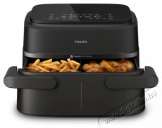 PHILIPS 1000 Series Airfryer NA150/00 Dual basket 7,1 l Konyhai term&eacute;kek - Konyhai kisg&eacute;p (s&uuml;t&eacute;s / főz&eacute;s / hűt&eacute;s / &eacute;telk&eacute;sz&iacute;t&eacute;s) - L&eacute;gkever&eacute;ses főzőg&eacute;p / elektromos kukta / multifunkci&oacute;s s&uuml;tő - 529875