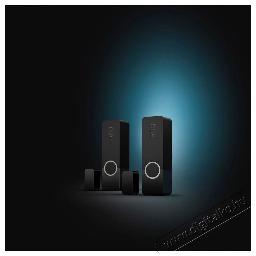 PHILIPS Hue Contact - fekete, 2db H&aacute;ztart&aacute;s / Otthon / K&uuml;lt&eacute;r - Biztons&aacute;gtechnika - Nyit&aacute;s&eacute;rz&eacute;kelő - 519594