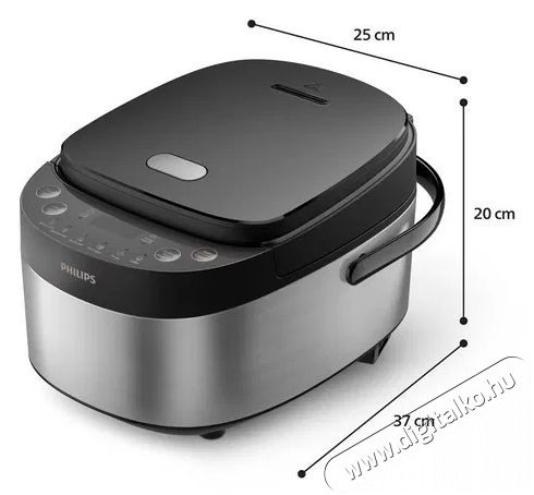 PHILIPS 3000 Series HD3093/80 Konyhai term&eacute;kek - Konyhai kisg&eacute;p (s&uuml;t&eacute;s / főz&eacute;s / hűt&eacute;s / &eacute;telk&eacute;sz&iacute;t&eacute;s) - Rizsfőző - 530684